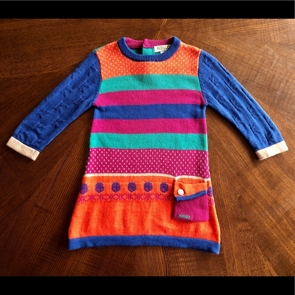 KENZO Kids Sweater Dress, 6M